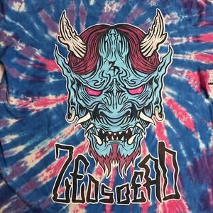 Zeds Dead Authentic Large T-shirt Blue Pink Tiedye Monster EDM House Music Band